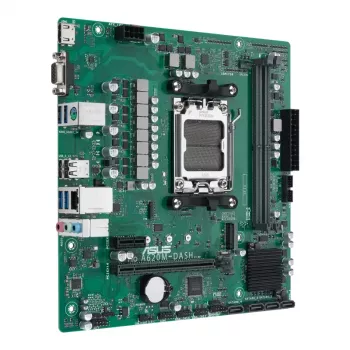 ASUS PRO A620M-DASH-CSM pagrindinė plokštė AMD A620 Socket AM5 micro ATX