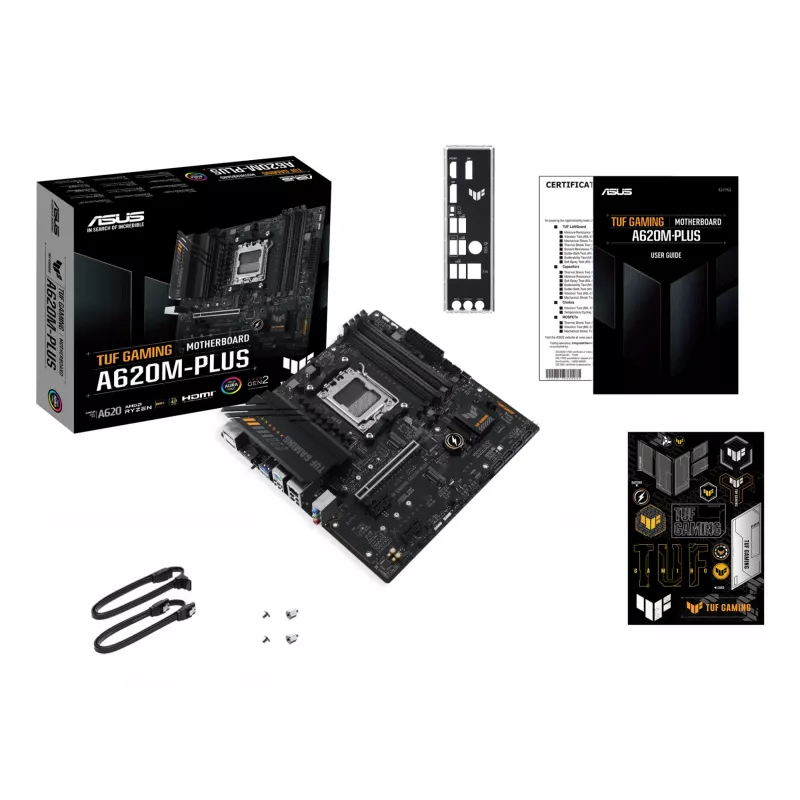 Motininė plokštė ASUS TUF GAMING A620M-PLUS AMD A620 Socket AM5 micro ATX