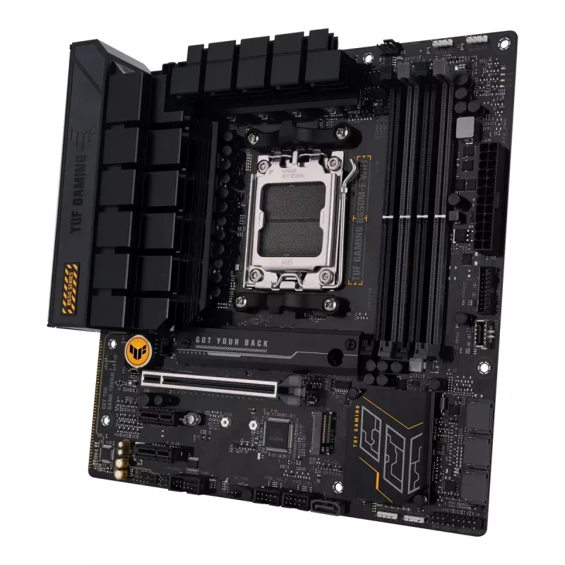 Motininė plokštė ASUS TUF GAMING B650M-E WIFI, AMD B650, Socket AM5, micro ATX, DDR5, 4x DIMM, 128GB, Wi-Fi 6, Bluetooth 5.2