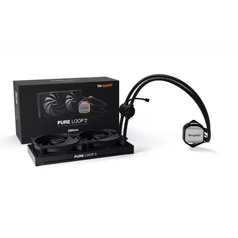 be quiet Pure Loop 2 | 280mm procesoriaus vandens aušintuvas 14 cm Juoda 1 vnt.