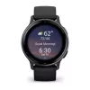Išmanusis laikrodis GARMIN Vivoactive 5 Juodas — 42 mm korpusas, AMOLED 1,2 colio, GPS/GLONASS/Galileo, 5 ATM, optinis širdies ritmo matuoklis, SpO2, 11 dienų baterija