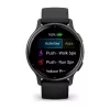 Išmanusis laikrodis GARMIN Vivoactive 5 Juodas — 42 mm korpusas, AMOLED 1,2 colio, GPS/GLONASS/Galileo, 5 ATM, optinis širdies ritmo matuoklis, SpO2, 11 dienų baterija