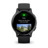 Išmanusis laikrodis GARMIN Vivoactive 5 Juodas — 42 mm korpusas, AMOLED 1,2 colio, GPS/GLONASS/Galileo, 5 ATM, optinis širdies ritmo matuoklis, SpO2, 11 dienų baterija
