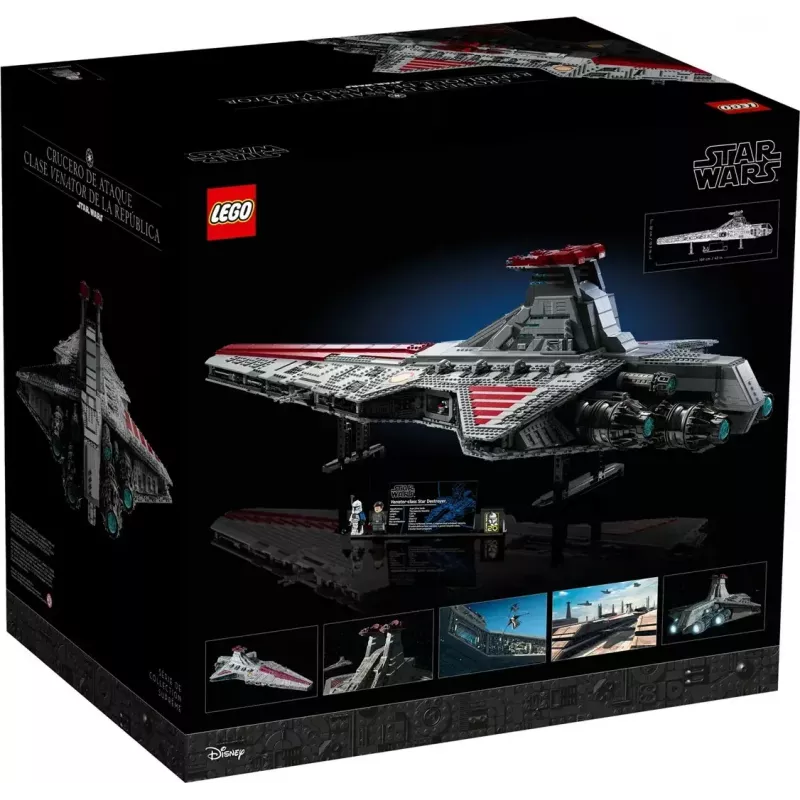 LEGO Star Wars 75367 Venator klasės Respublikos atakos kreiseris (Ultimate Collector Series) konstruktorius, 5 374 detalės, 18+