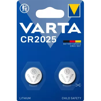 VARTA Baterija Ličio monetinė CR2025 3V 1x2