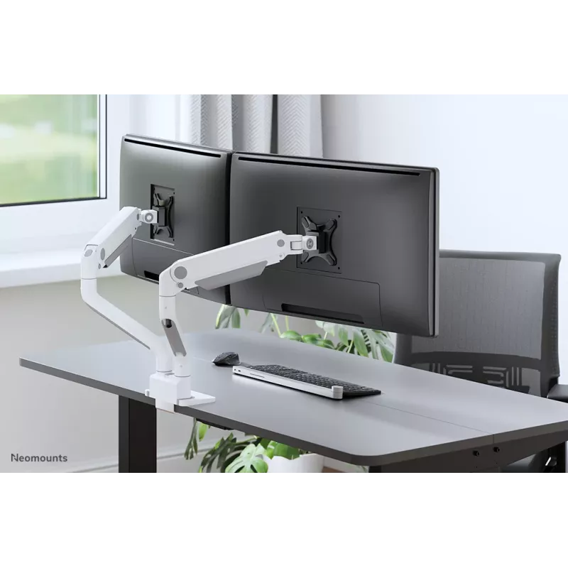 Neomounts DS70S-950WH2 Monitorinis laikiklis 17-35 colių - dujinė spyruoklė - Topfix - 180° stabdis