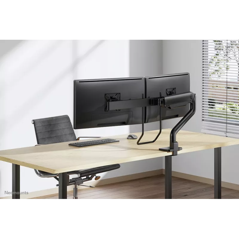 Neomounts DS75S-950BL2 Monitor laikiklis 17-32 colių – dujinė spyruoklė – Topfix – 180° stabdiklis