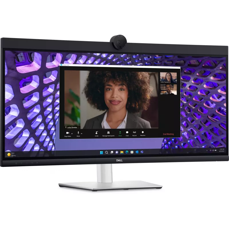 DELL P Series P3424WEB monitorius 86,7 cm (34,1 colio) 3440 x 1440 pikselių 4K Ultra HD LCD juodas