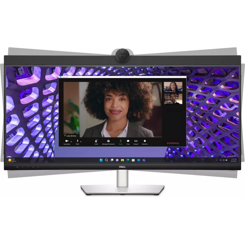 DELL P Series P3424WEB monitorius 86,7 cm (34,1 colio) 3440 x 1440 pikselių 4K Ultra HD LCD juodas