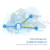 TP-Link Deco X50-4G 4G+ AX3000 viso namo „Mesh“ „WiFi 6“ maršrutizatorius, baltas