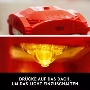 Konstrukcinis žaislas LEGO Red London Telephone Box 21347 – modulinis kolekcinis rinkinys, 1460 dalių, 18+