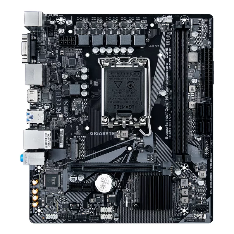GIGABYTE H610M S2H V2 pagrindinė plokštė