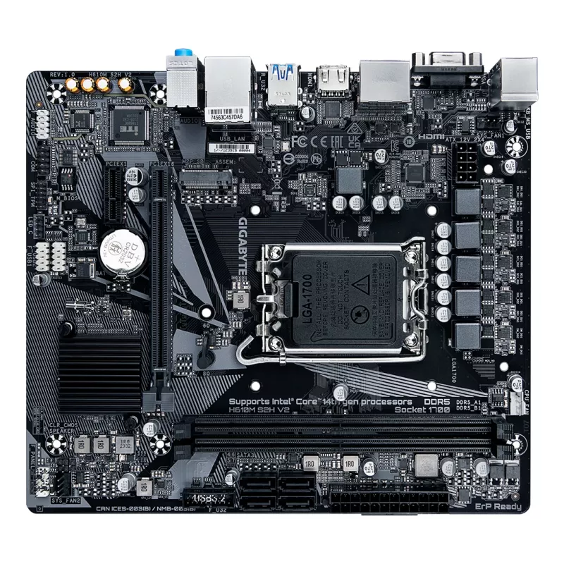 GIGABYTE H610M S2H V2 pagrindinė plokštė
