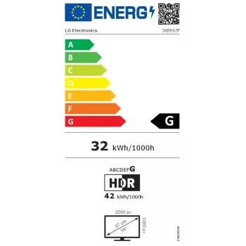 LG 34BR65F-B kompiuterio monitorius 86,4 cm (34 colių) 2560 x 1080 pikselių WFHD IPS LCD juodas