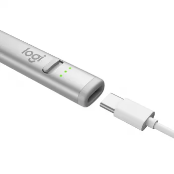 LOGITECH Crayon skaitmeninis pieštukas USB-C sidabrinis