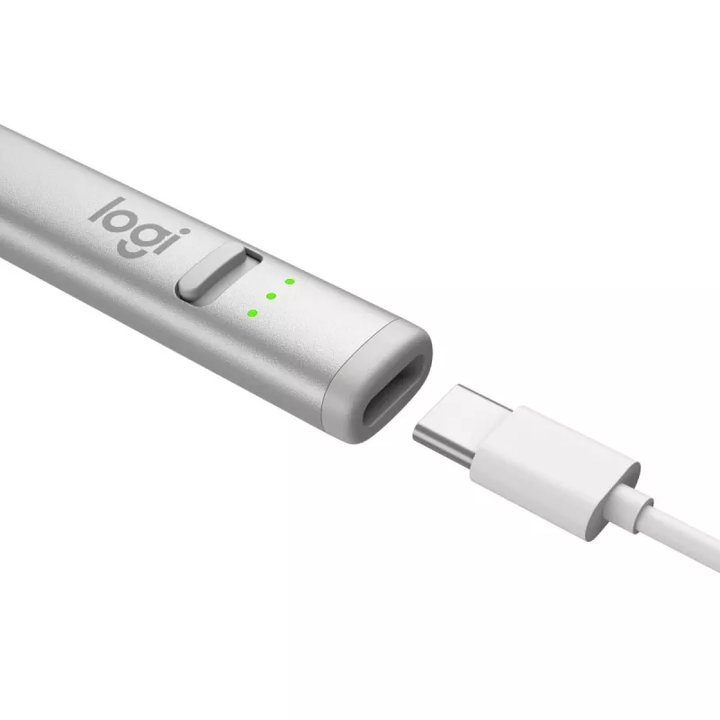 LOGITECH Crayon skaitmeninis pieštukas USB-C sidabrinis