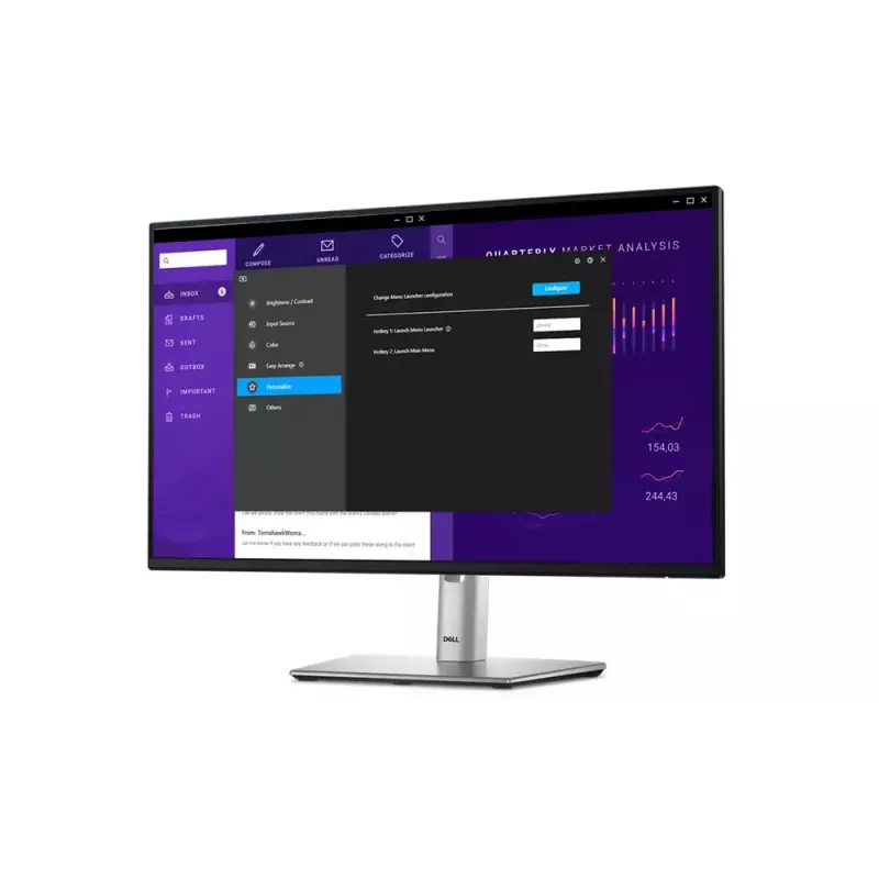 DELL Pro Plus P2425HE monitor 60,5 cm (23,8 colio) 1920 x 1080 pikselių Full HD LCD juodas