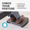 Fellowes Breyta ergonominė pakojė po stalu su tekstūruotu paviršiumi - juoda