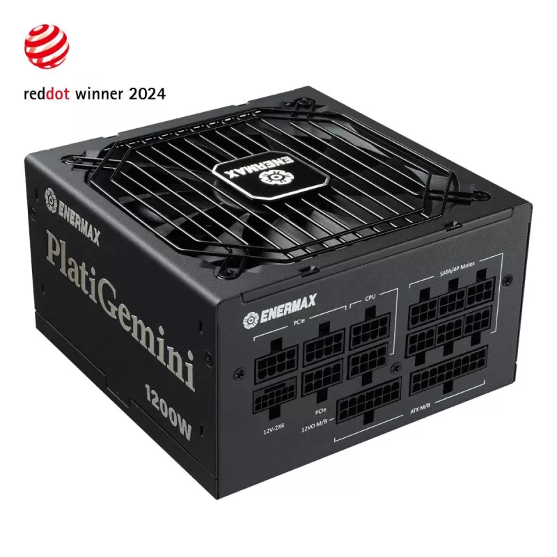 ENERMAX PlatiGemini 1200W 80 Plus Platinum pilnai modulinis maitinimo blokas ATX 3.1 ir ATX12VO