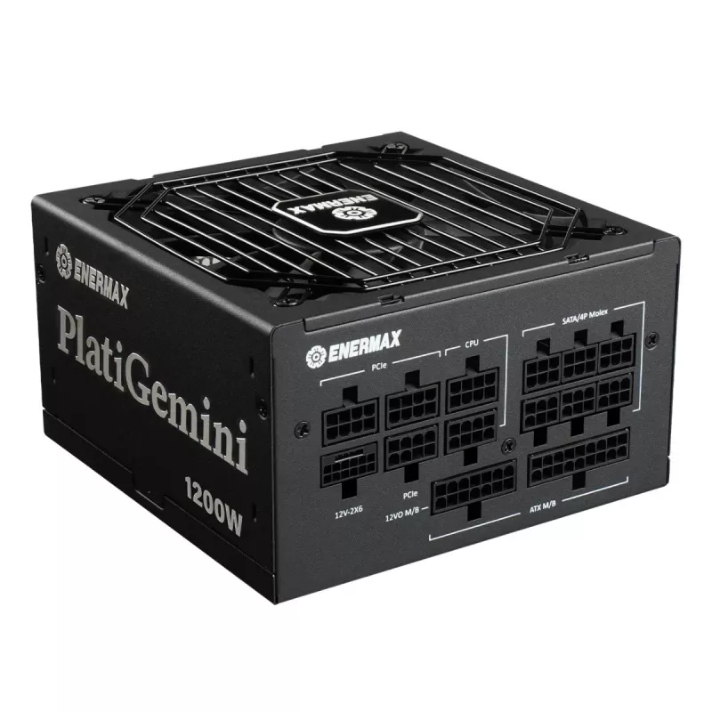 ENERMAX PlatiGemini 1200W 80 Plus Platinum pilnai modulinis maitinimo blokas ATX 3.1 ir ATX12VO