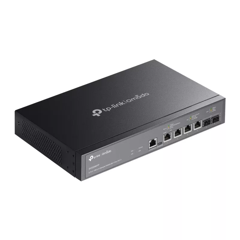 Valdomas jungiklis TP-Link JetStream TL-SX3206HPP 6 prievadų 10GE L2+ 4 prievadai PoE++