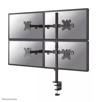 Neomounts FPMA-D550D4BLACK Monitorinis laikiklis 13-32 colių, Clamp/Grommet, 6 kg, 33 cm (13 col.), 81.3 cm (32 col.), 100 x 100 mm, Juodas