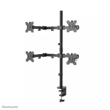 Neomounts FPMA-D550D4BLACK Monitorinis laikiklis 13-32 colių, Clamp/Grommet, 6 kg, 33 cm (13 col.), 81.3 cm (32 col.), 100 x 100 mm, Juodas