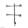 Neomounts FPMA-D550D4BLACK Monitorinis laikiklis 13-32 colių, Clamp/Grommet, 6 kg, 33 cm (13 col.), 81.3 cm (32 col.), 100 x 100 mm, Juodas