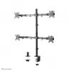 Neomounts FPMA-D550D4BLACK Monitorinis laikiklis 13-32 colių, Clamp/Grommet, 6 kg, 33 cm (13 col.), 81.3 cm (32 col.), 100 x 100 mm, Juodas