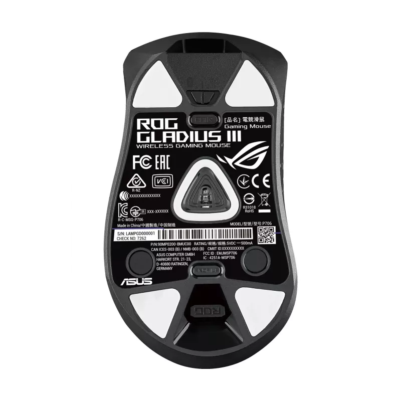 ASUS ROG Gladius III pelė žaidimams Dešinei rankai USB Type-A Optinė 19000 DPI