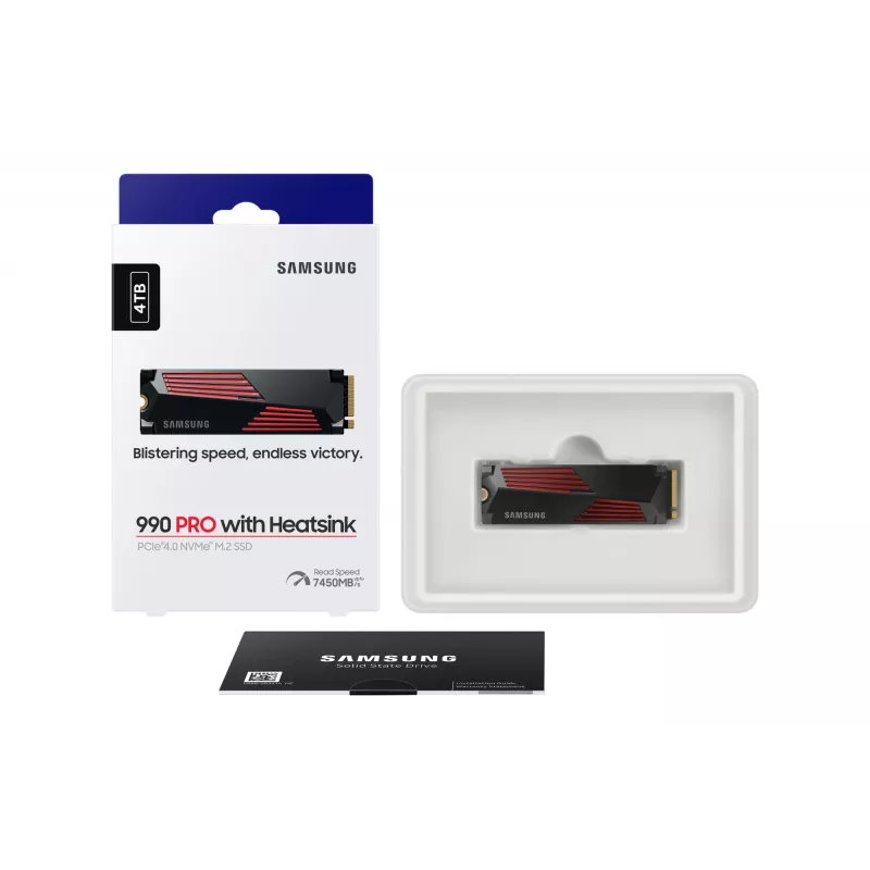 Samsung 990 Pro 4 TB M.2 PCI Express 4.0 NVMe V-NAND TLC vidinis SSD diskas