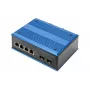 DIGITUS Industrial 4+2 portų Gigabit Ethernet PoE jungiklis 4 portai GE PoE RJ45 2 GE SFP prievadai