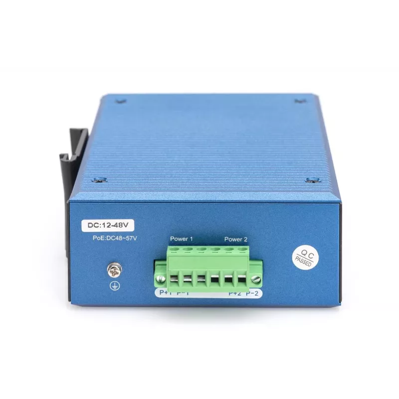 DIGITUS Industrial 4+2 prievadų L2 valdomas Gigabit Ethernet jungiklis 4xGE RJ45 + 2 SFP prievadai