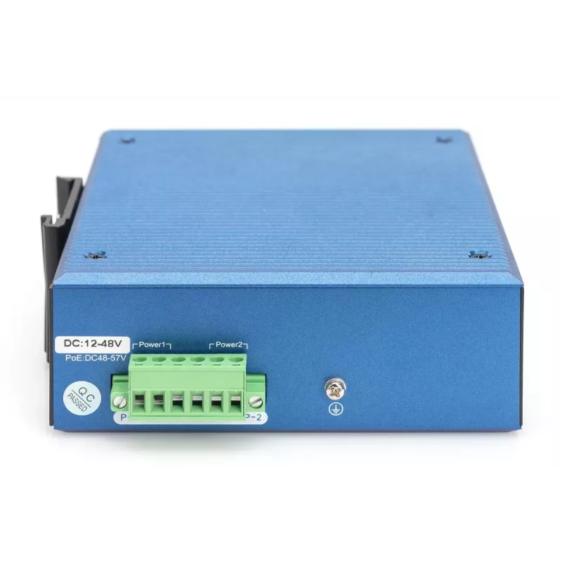 DIGITUS Industrial 8+2 Port L2 Valdomas Gigabit Ethernet Switch 8x GE RJ45 + 2 SFP prievadai