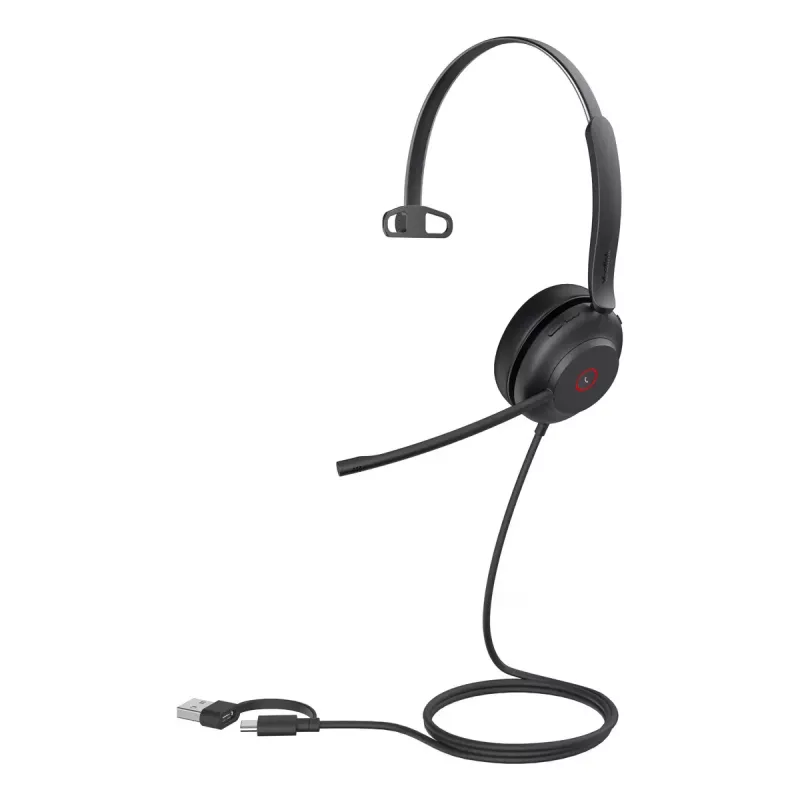Yealink UH37 Mono USB ausinės su mikrofonu
