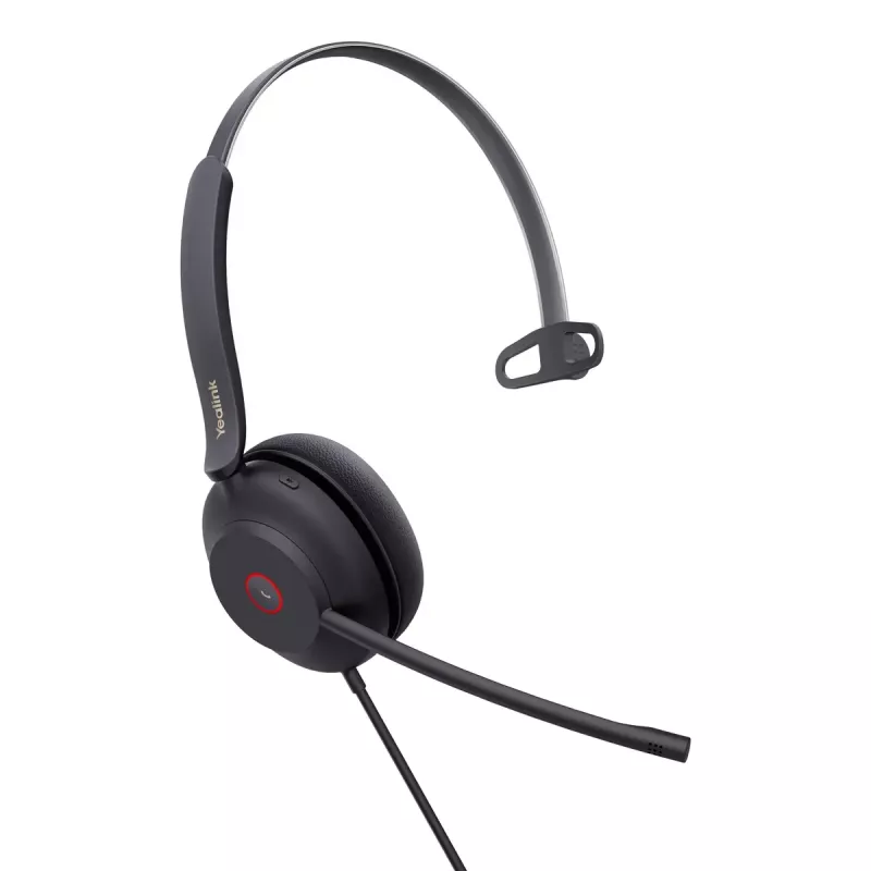 Yealink UH37 Mono USB ausinės su mikrofonu