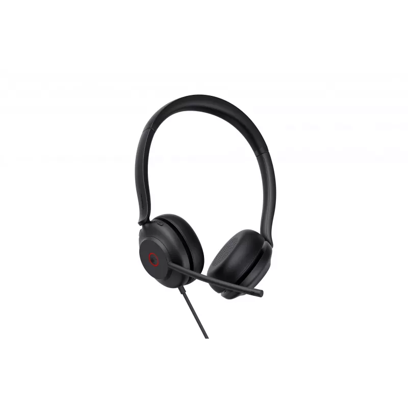 Yealink UH35 Dual Teams USB-A laidinė ausinė, biurui/skambučių centrui, 20-20000 Hz, 139.5 g, juoda