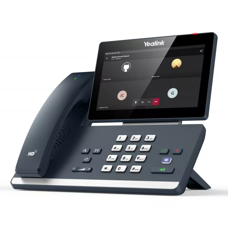 Yealink MP58-WH E2 Teams IP telefonas, pilka spalva, laidinis ragelis, 7 colių LCD jutiklinis ekranas