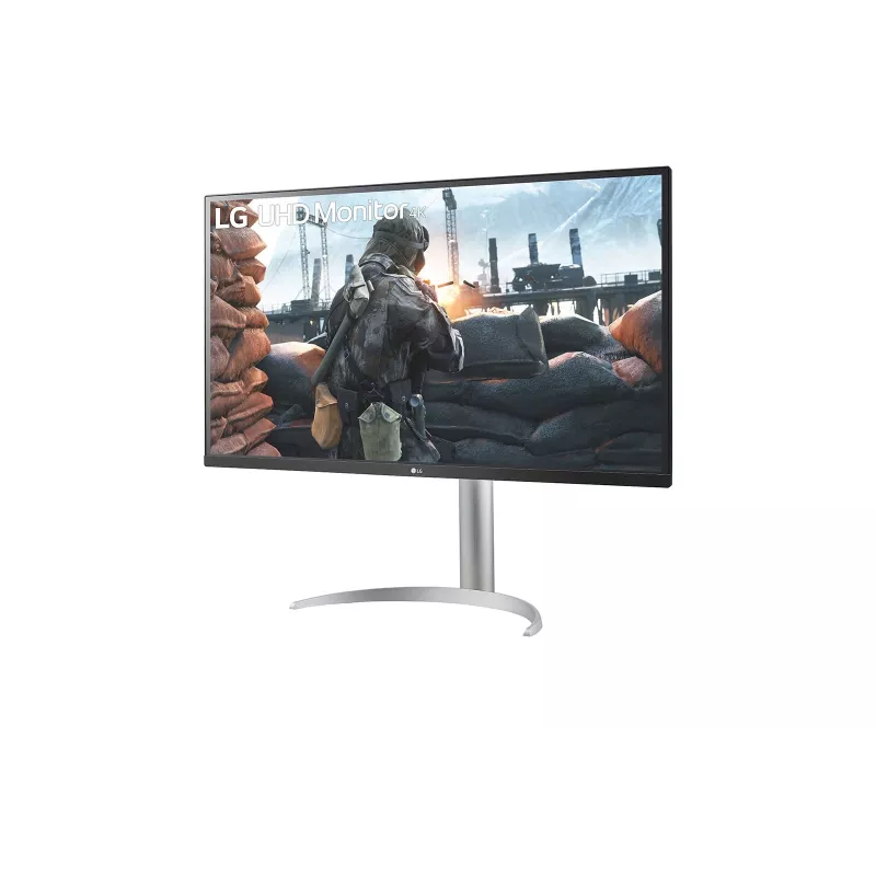 LG 27BP55U-B 27 colių 4K Ultra HD LED monitorius, sidabrinis