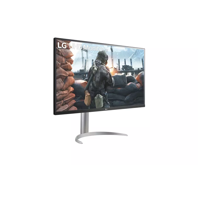 LG 27BP55U-B 27 colių 4K Ultra HD LED monitorius, sidabrinis