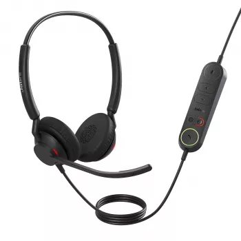 Ausinės Jabra Engage 40 USB-C UC Stereo, laidinės, biurui / skambučių centrui, 50–20000 Hz, 63 g, juodos