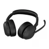 Jabra Evolve2 55 - Link380c UC Stereo, belaidė ausinė, biurui / skambučių centrui, 20 - 20000 Hz, 130 g, juoda