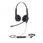 Jabra BIZ 1500 Duo USB, laidinis, 20–6800 Hz, biuro/skambučių centro ausinės, juodos