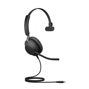 Jabra Evolve2 40 SE USB-C, UC Mono (su ilgintu kabeliu)