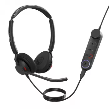 Jabra Engage 50 II - (50 II Link) USB-A MS Stereo, Laidinė, Biuro/Skambučių centrui, 65 g, Ausinės, Juodos