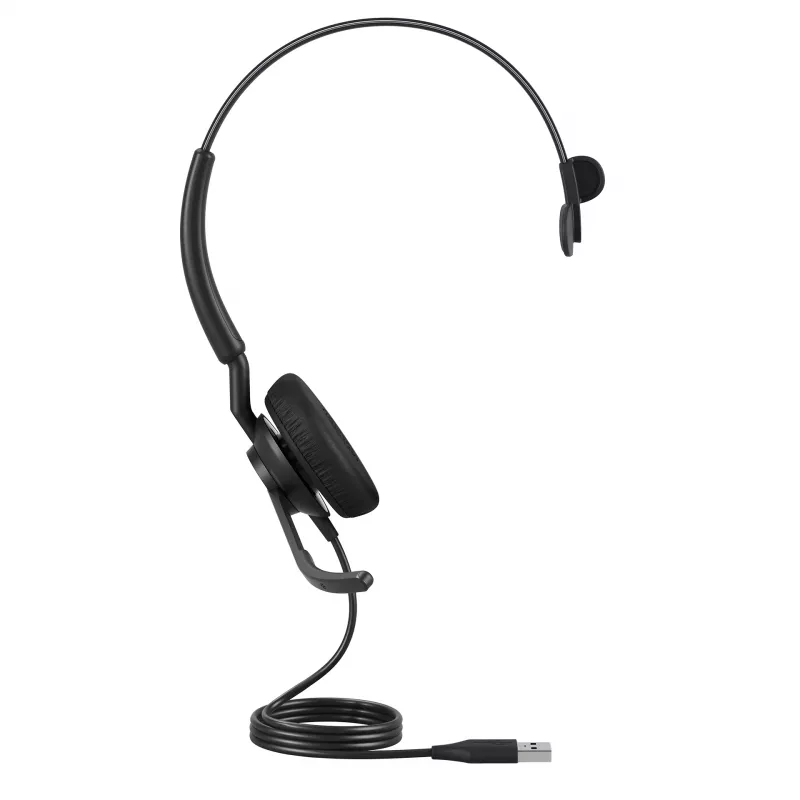 Jabra Engage 50 II - USB-A UC Mono, laidinis, skirtas biurui / skambučių centrui, 45 g, ausinės, juodos