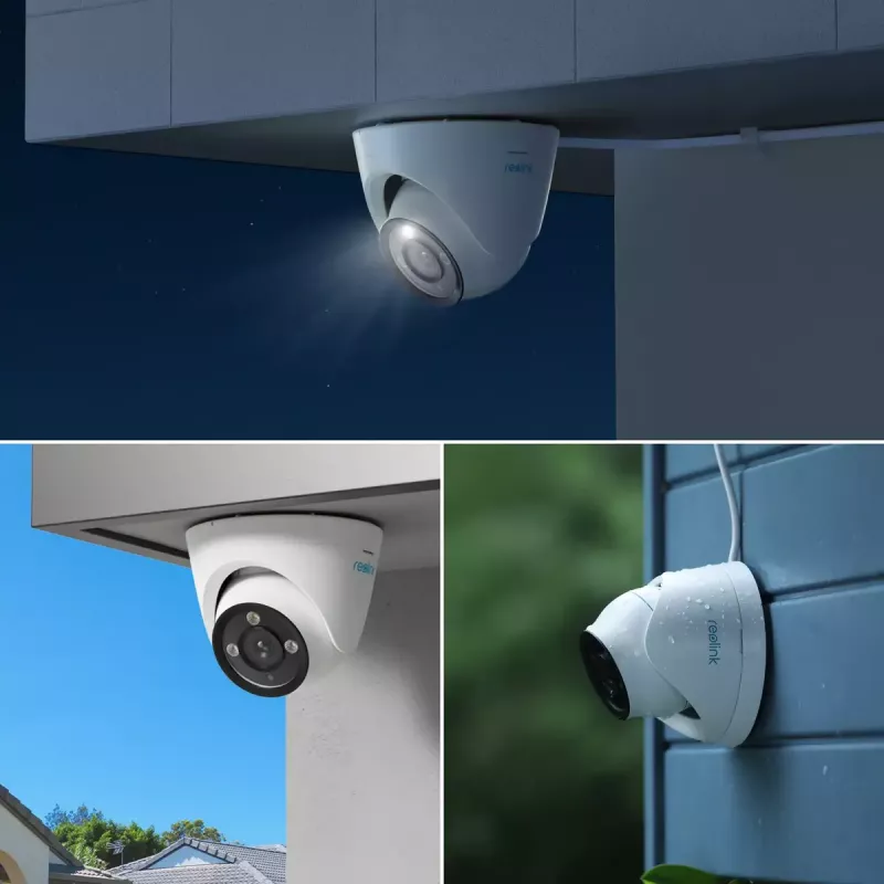 IP apsaugos kamera Reolink P434 4K, kupolinė, 8 MP, 3840×2160, PoE/DC, 2.8–8 mm, IR naktinis 30 m, microSD iki 256 GB