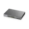 Zyxel GS1350-18HP-EU0101F valdomas L2 Gigabit Ethernet komutatorius su PoE, pilkas
