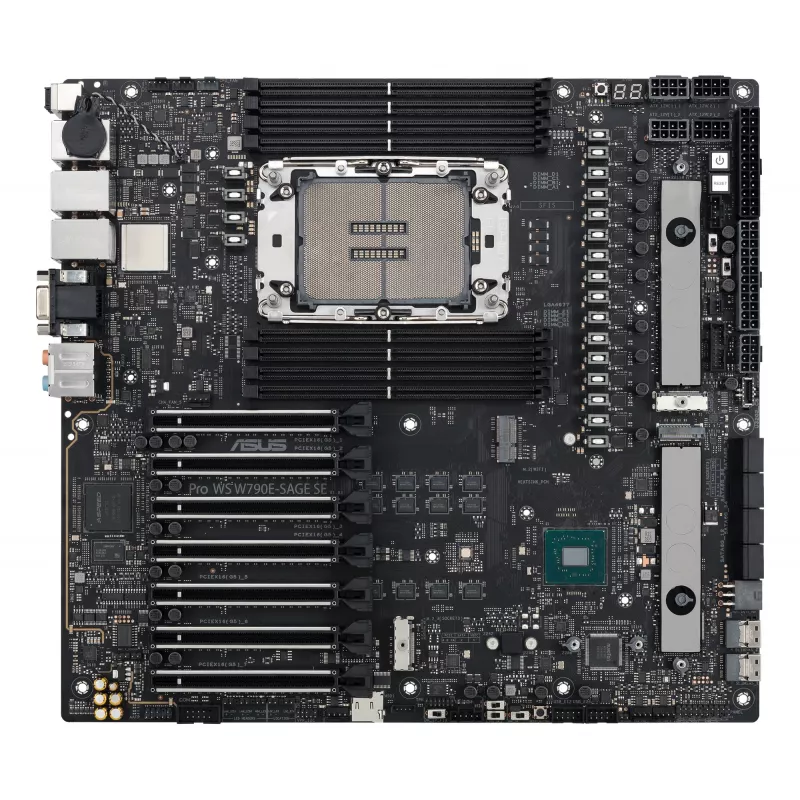 ASUS PRO WS W790E-SAGE SE Intel W790 LGA 4677 (Socket E) EEB pagrindinė plokštė