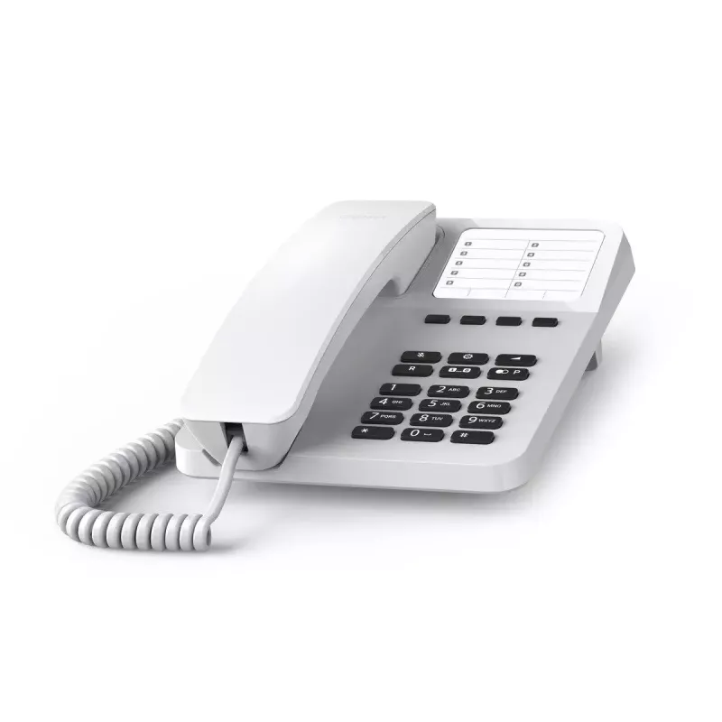 Laidinis analoginis telefonas Gigaset DESK 400 baltas